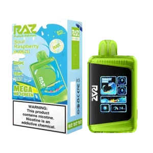 Sour Raspberry Punch - RAZ LTX DC25000 Disposable Vape