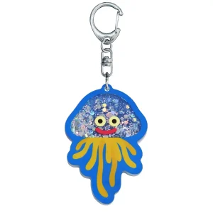 Square Enix Smile Slime Sparkling Glitter Keychain - Hoimi Slime Edition