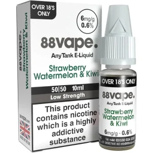 Strawberry kiwi & watermelon 88Vape Any Tank e-liquid 10ml
