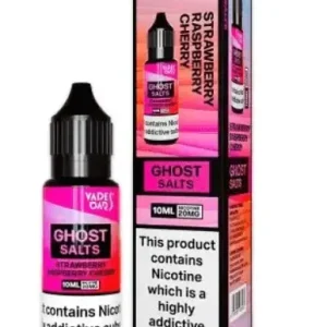 Strawberry Raspberry Cherry Ghost Nic Salts Vape Bars