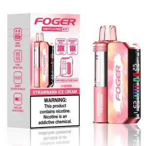 Strawnana Ice Cream - Foger Switch Pro 30K Disposable Kit