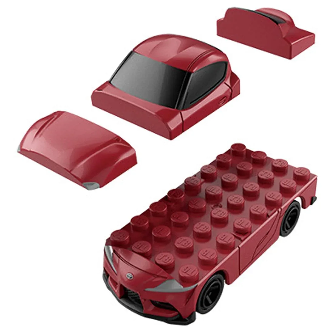 Takara Tomy Tomica Plarail Toyota GR Supra Toy Set - Image 2