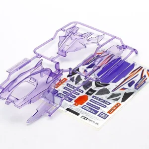 TAMIYA 95373 Mini 4Wd Body Set Dcr-01 Clear Purple