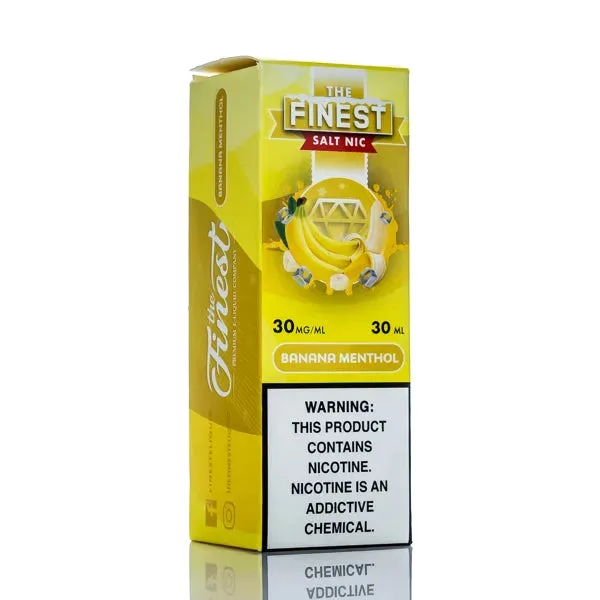 The Finest E-Liquid – Salt Nic Series – Banana Menthol – 30ml (DISCONTINUED) - Image 2