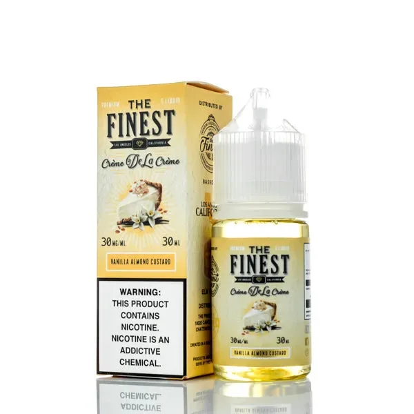 The Finest E-Liquid – Salt Nic Series – Creme De La Creme – Vanilla Almond Custard – 30ml (DISCONTINUED)