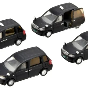 Tomytec Japan Taxi Black 1/150 Model Car Collection Basic Set Select