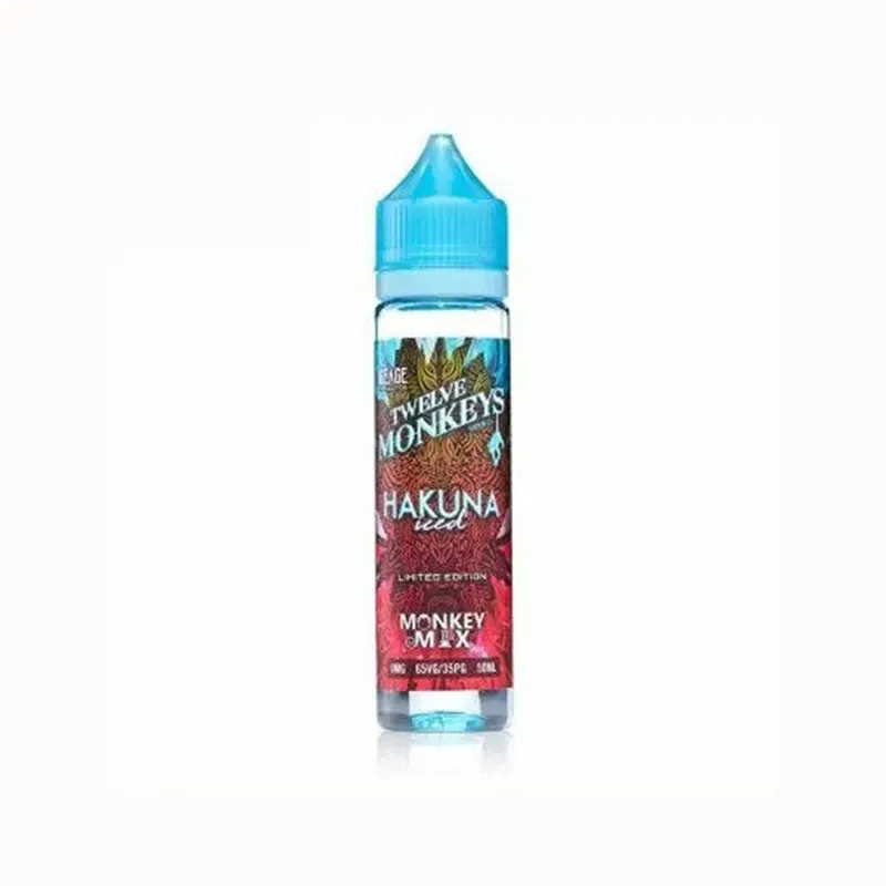Twelve 12 Monkeys Limited Edition 60ml Shortfill E Liquid 0mg & 3mg Vape Juice