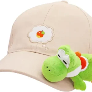 Universal Studios Japan Yoshi Baseball Cap with Plush Mascot