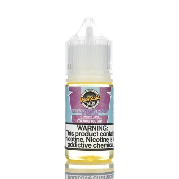 Vapetasia E-Juice Salts – ICED Blackberry Lemonade – 30ml - Image 2