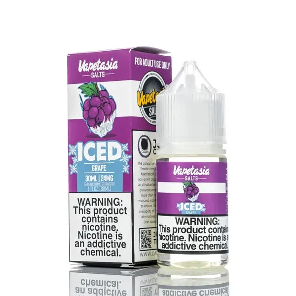 Vapetasia E-Juice Salts – ICED Grape – 30ml