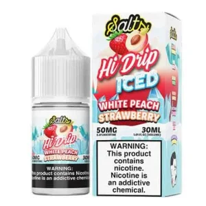 White Peach Strawberry Iced by Hi-Drip Salts 30ML