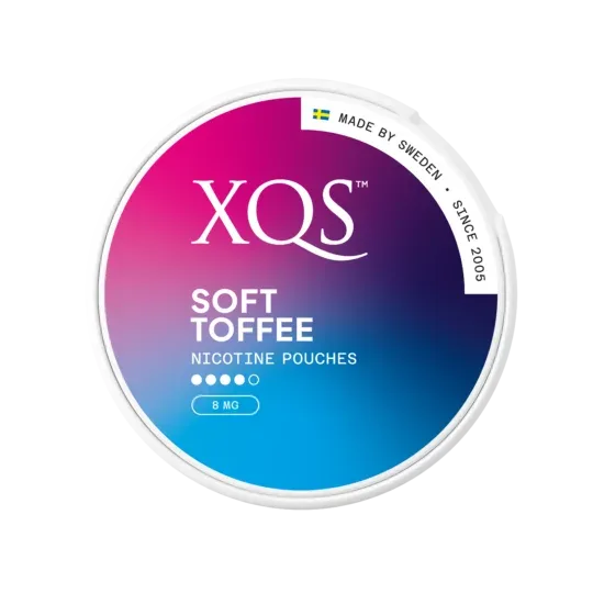 XQS Soft Toffee 8mg Nicotine Pouches (5 Pack)