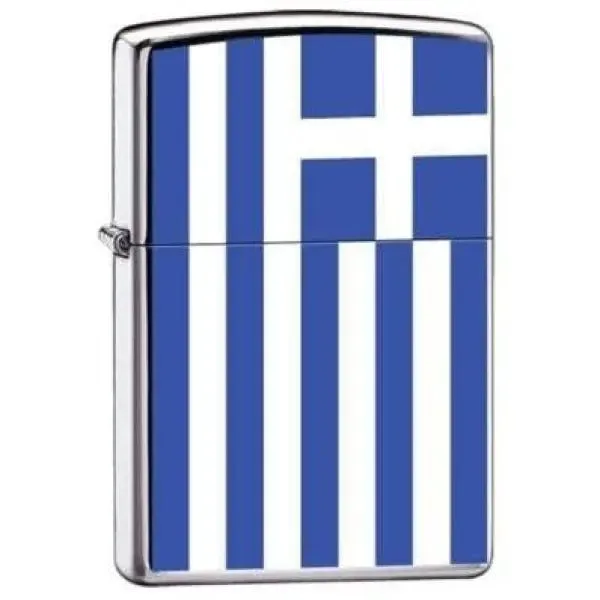 Zippo Lighter - Flag of Greece